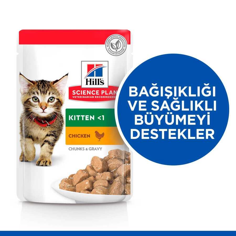 Hill's Pouch Tavuklu Yavru Kedi Yaş Maması 85 Gr