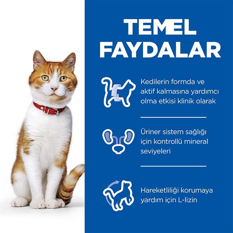 Hill's Tavuklu Kısırlaştırılmış Kedi Maması 13+2 Kg