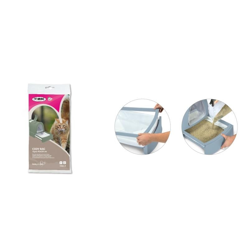 Imac Cody Bag Kedi Tuvaleti Torbası 45 x 30 Cm (6 Adet)