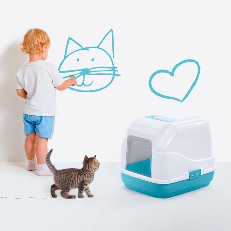 Imac My Cat Kapalı Kedi Tuvaleti 50 x 40 x 40 Cm
