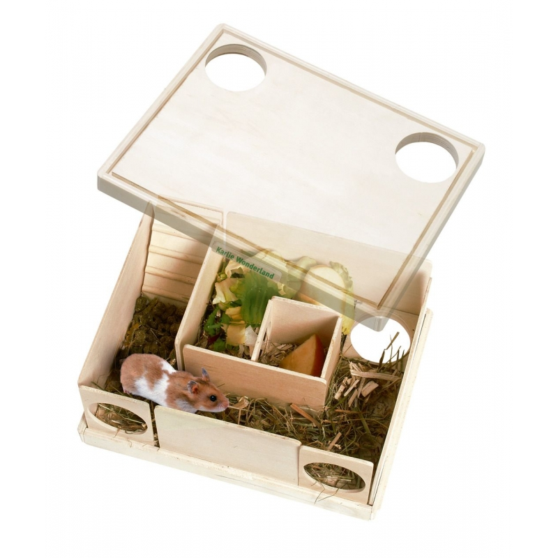 Karlie Ahşap Kemirgen Evi 22x17x10 Cm