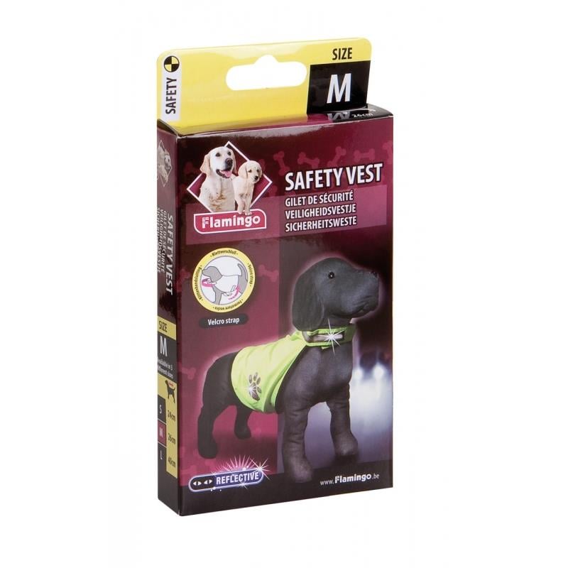 Karlie Gece Yürüyüş Forforlu Güvenlik Köpek Yeleği M 28,5 Cm