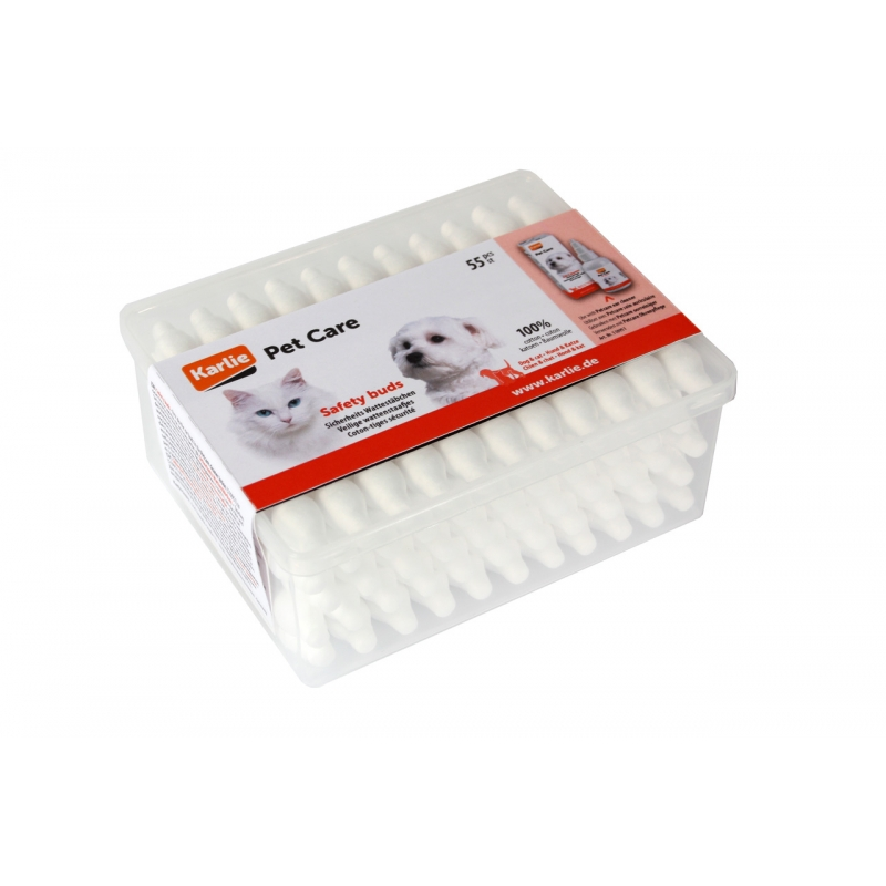 Karlie Kedi - Köpek Kulak Temizleme Çöpü 55li