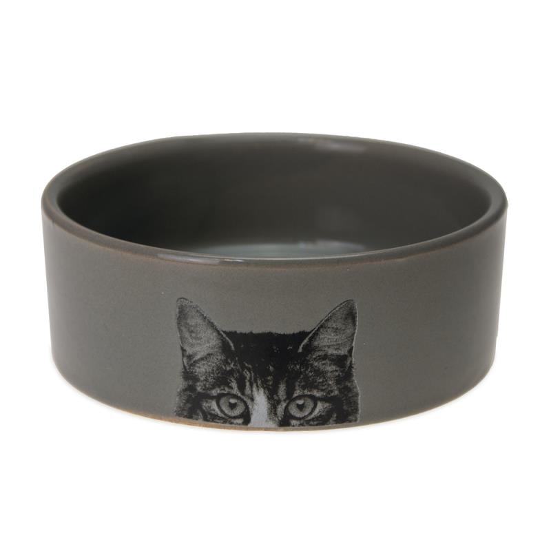 Karlie Seramik Kedi Mama Kabı Gri 250 Ml