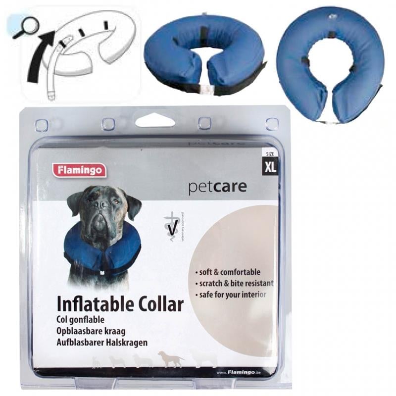 Karlie Şişebilen Yakalık Mavi 46x46x12 Cm