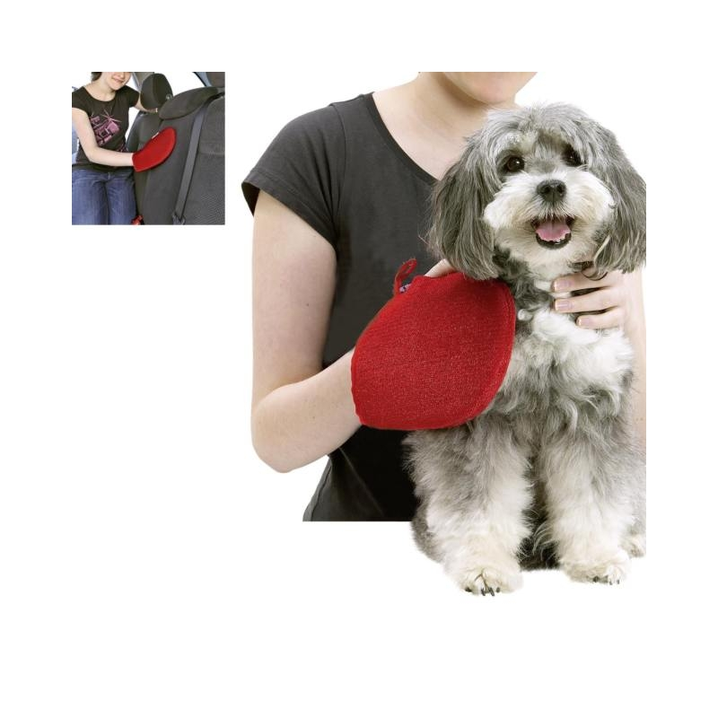 Karlie Tüy Toplayıcı Eldiven Kırmızı 24x16 Cm