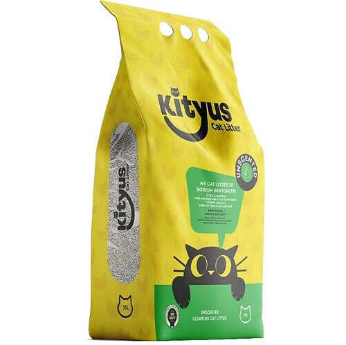 Kityus Natura Green Kokusuz Topaklanan İnce Kedi Kumu 10 Lt