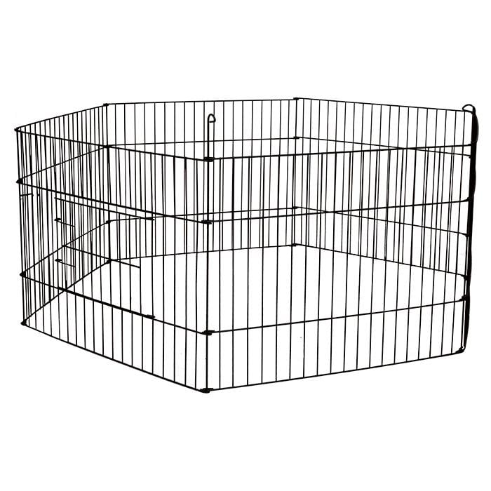 Küçük Irk Köpek & Tavşan Panel Çiti 6 Parça 76x69 Cm