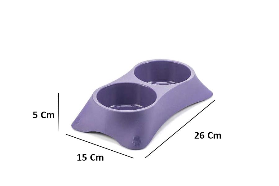 Kyane Plastik Lux Kedi Köpek Mama ve Su Kabı