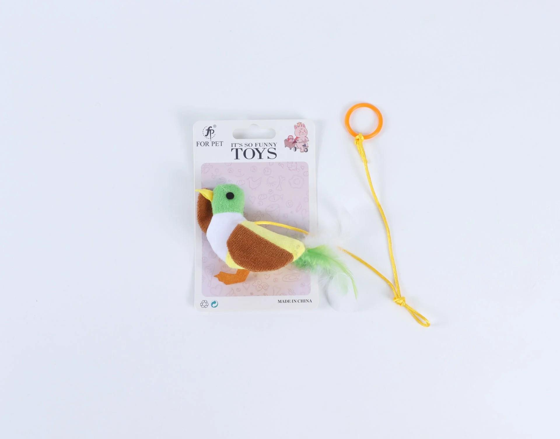 Lion Pet Ördek Figürlü Peluş Kedi Oyuncağı 9 Cm