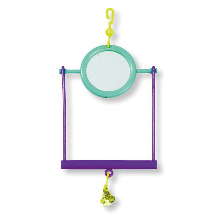 LivingWord Plastik Aynalı Zilli Tünek