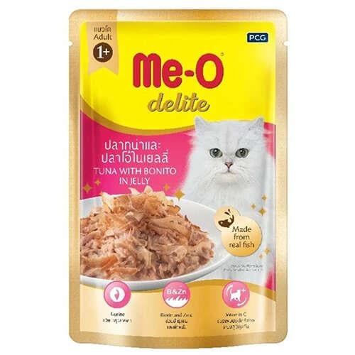 Me-O Delite Pouch Ton Balığı ve Palamutlu Yetişkin Kedi Yaş Maması 70 Gr