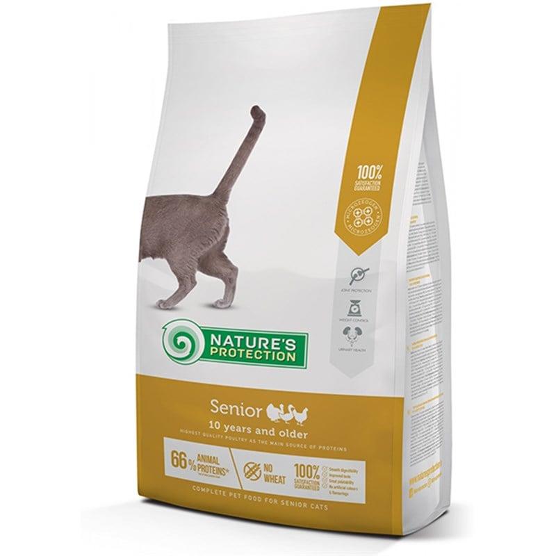 Nature's Protection Senior 7+ Düşük Tahıllı Kümes Hayvanlı Yaşlı Kedi Maması 2 Kg