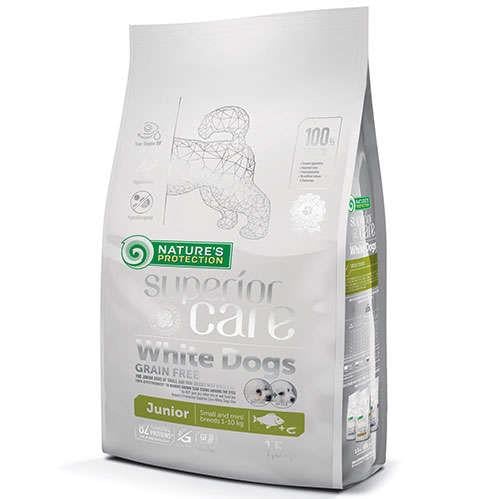 Natures Protection Superior Care Junior White Dogs Tahılsız Küçük Irk Beyaz Yavru Köpek Maması 10+2 Kg