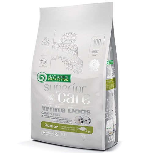 Natures Protection Superior Care Junior White Dogs Tahılsız Küçük Irk Beyaz Yavru Köpek Maması 1.5 Kg