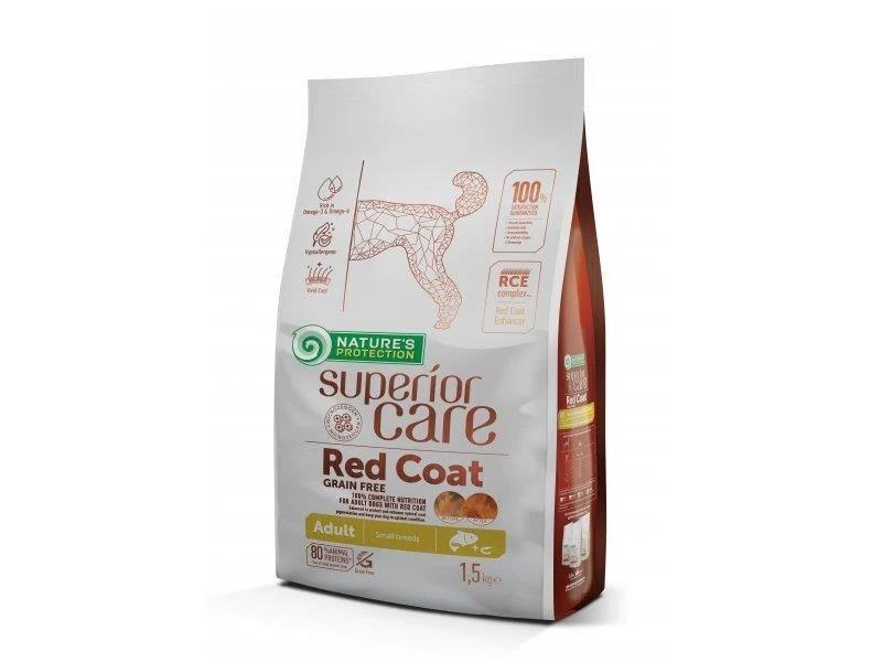Nature's Protection Superior Care Mini Tahılsız Somonlu Küçük Irk Kızıl Tüylü Yetişkin Köpek Maması 10 Kg