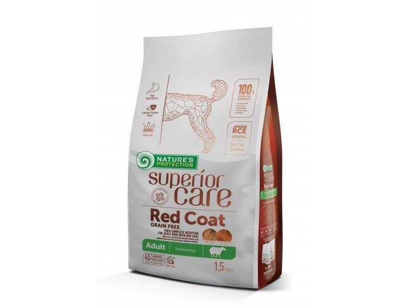 Nature's Protection Superior Care Mini Tahılsız Kuzu Etli Küçük Irk Kızıl Tüylü Yetişkin Köpek Maması 10 Kg