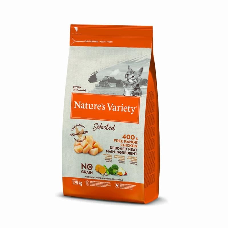Nature's Variety Cat No Graın Kıtten Free Range Chıcken 1,25 Kg
