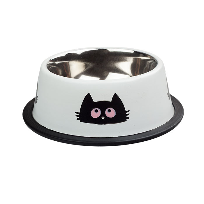 Oripet Acrct(P) 1 Cup Kedi Desenli Mama Su Kabı 350 Ml