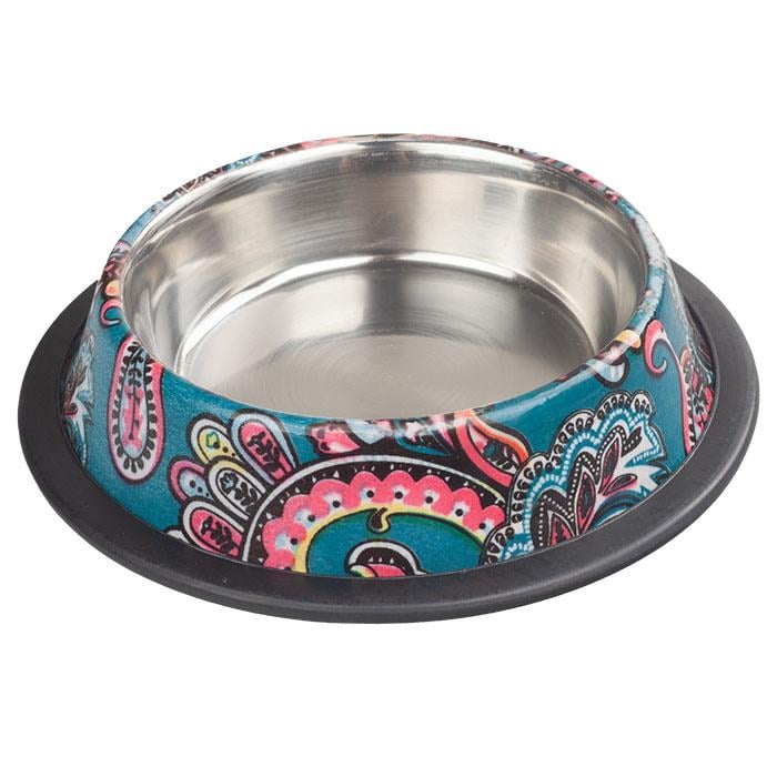 Oripet Asr(Isbl) Hint Desenli Yeşil Köpek Mama Su Kabı 96 Oz