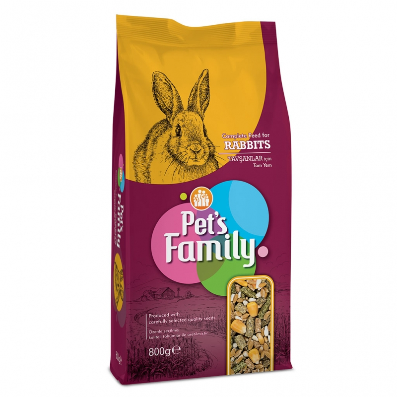 Pet's Family Tavşan Yemi 800 Gr