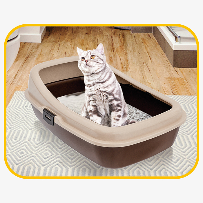 PlasArt Açık Kedi Tuvaleti (Eleksiz) 42x61 5x23 Cm