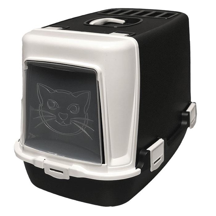 PlasArt Kapalı Kedi Tuvaleti Beyaz 38 x 60 x 40,5 Cm