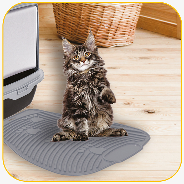 PlasArt Kedi & Köpek Tuvalet Paspası 41,5x36x5,5 Cm