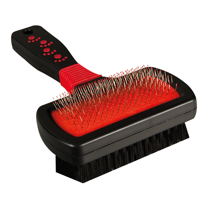 Polo Çift Taraflı Fırça Plastik Saplı Small