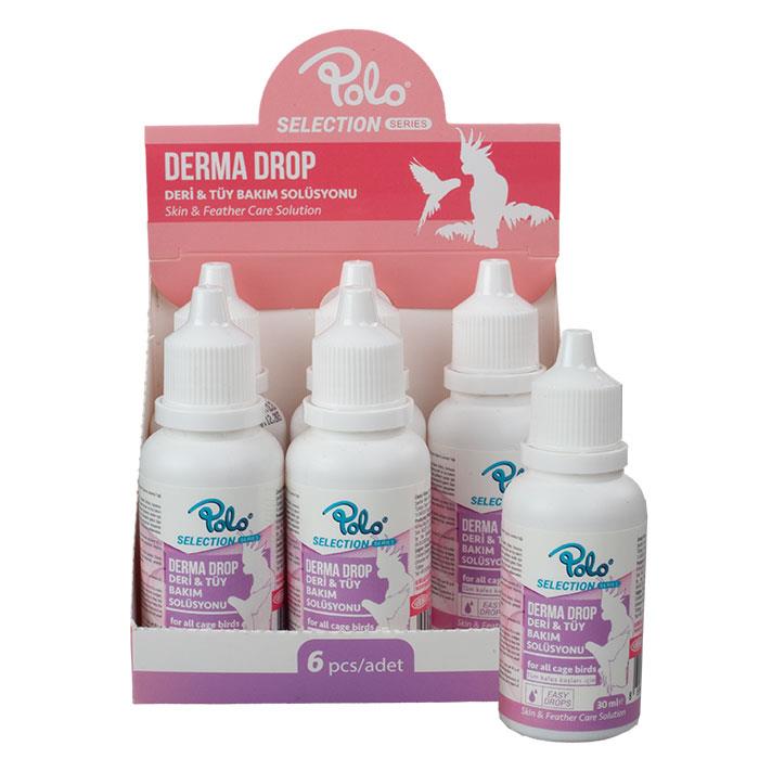 Polo Derma Drop Kafes Kuşu İçin Deri & Tüy Bakım Solüsyonu 30 Ml