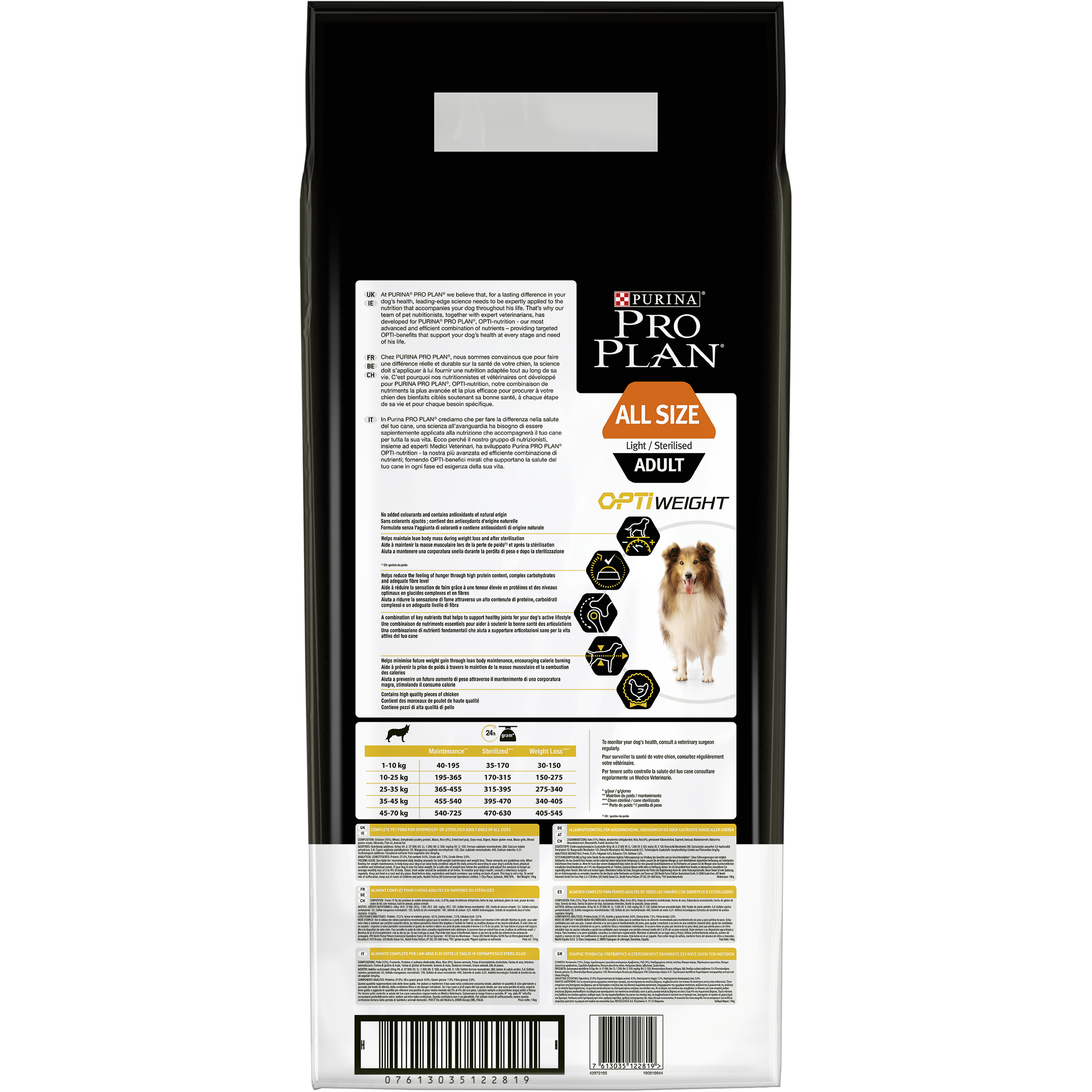 Pro Plan Light Sterilised Tavuklu Diyet Köpek Maması 14 Kg