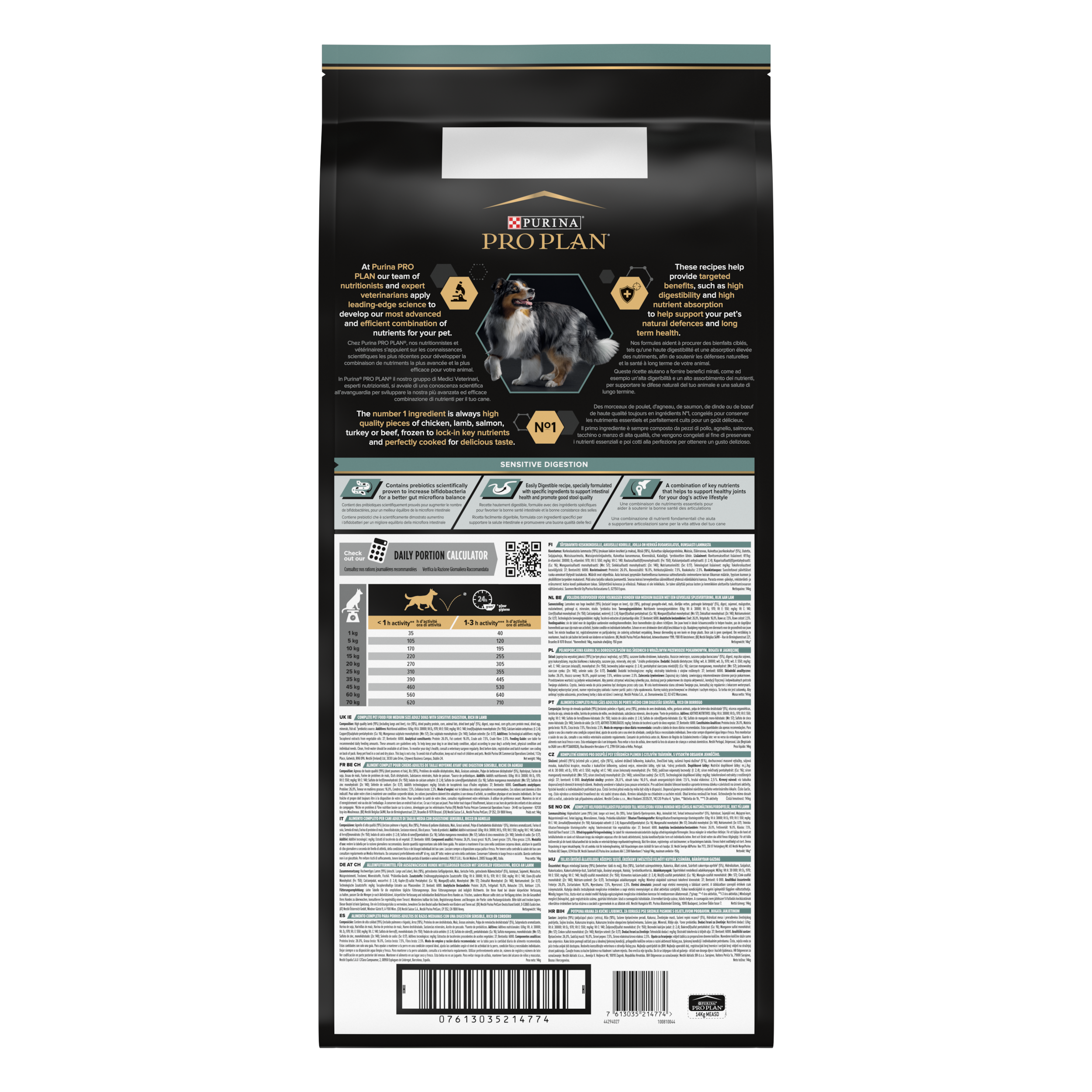 Pro Plan Medium Adult Kuzulu Orta Irk Yetişkin Köpek Maması 14 Kg 