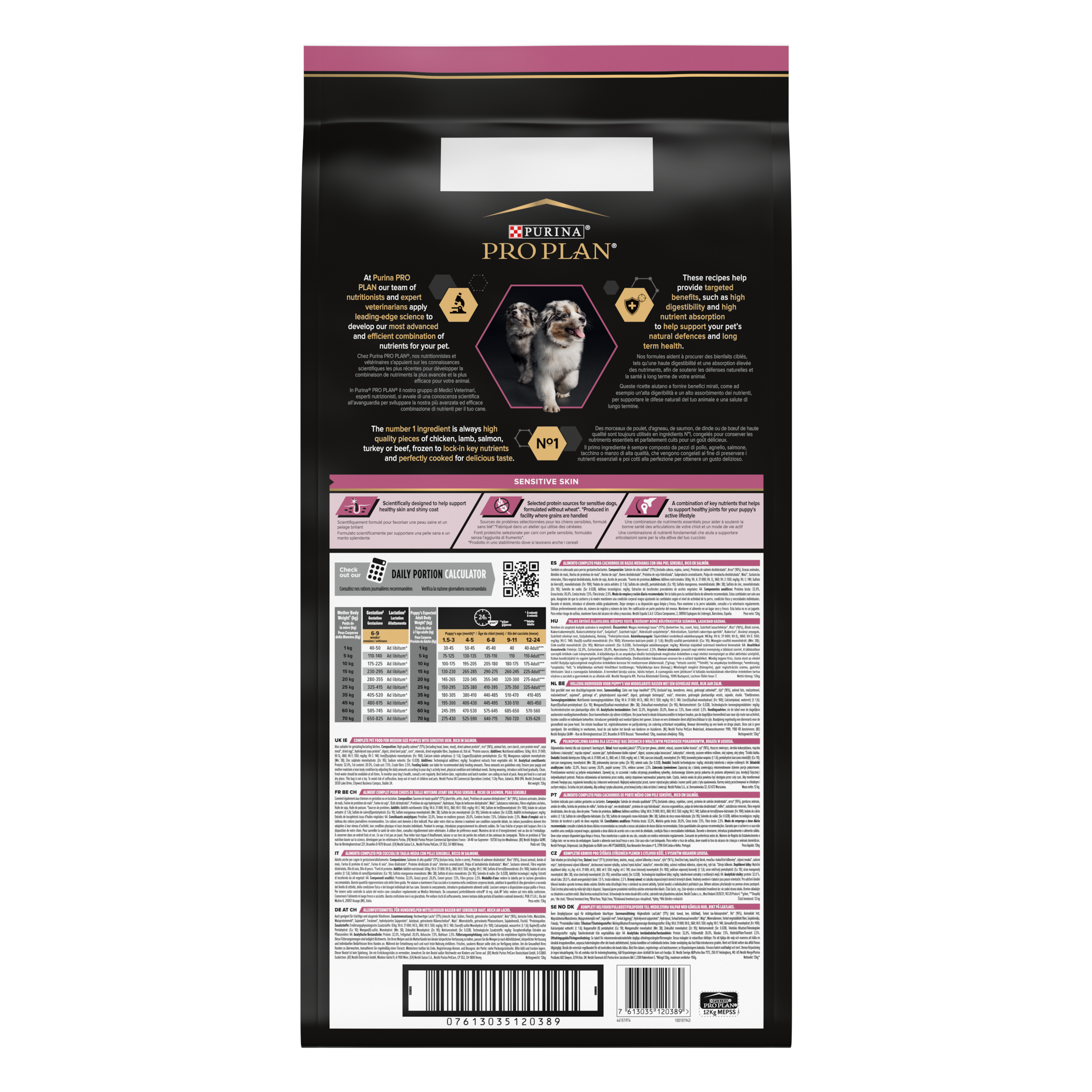 Pro Plan Medium Puppy Somonlu Orta Irk Yavru Köpek Maması 12 Kg 