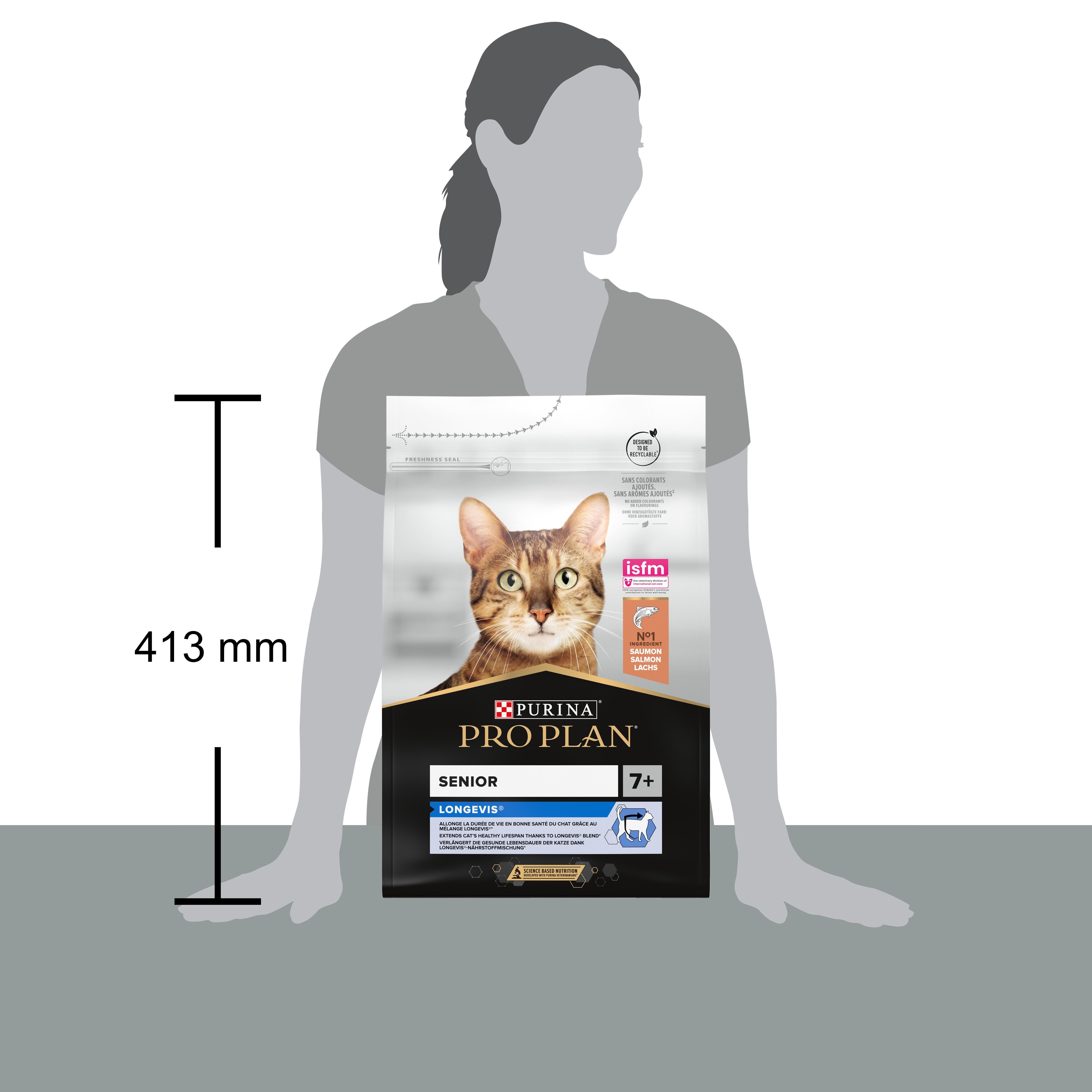 Pro Plan Senior Somonlu Yaşlı Kedi Maması 3 Kg