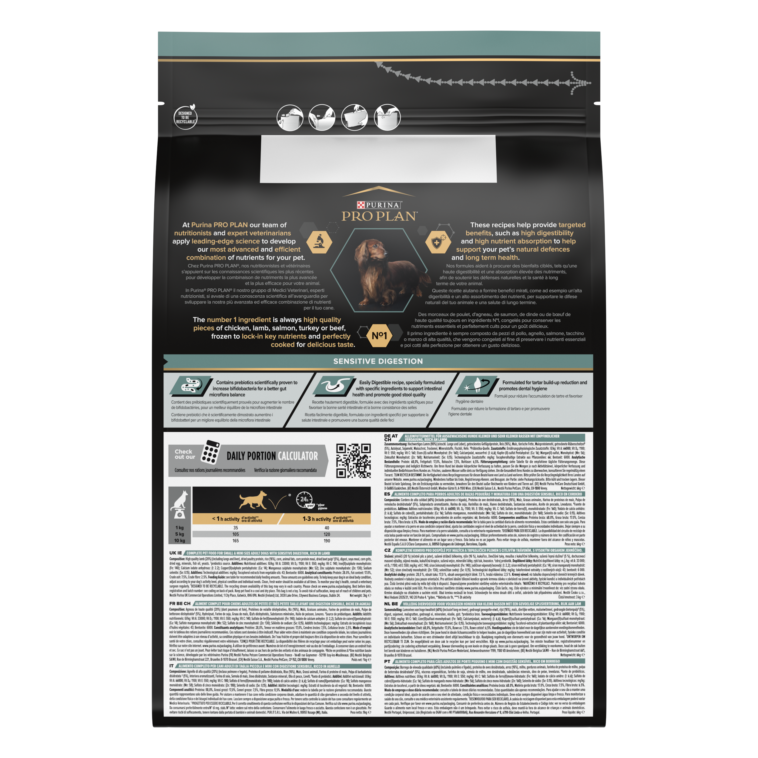 Pro Plan Small&Mini Kuzu Etli Küçük Irk Yetişkin Köpek Maması 3 Kg