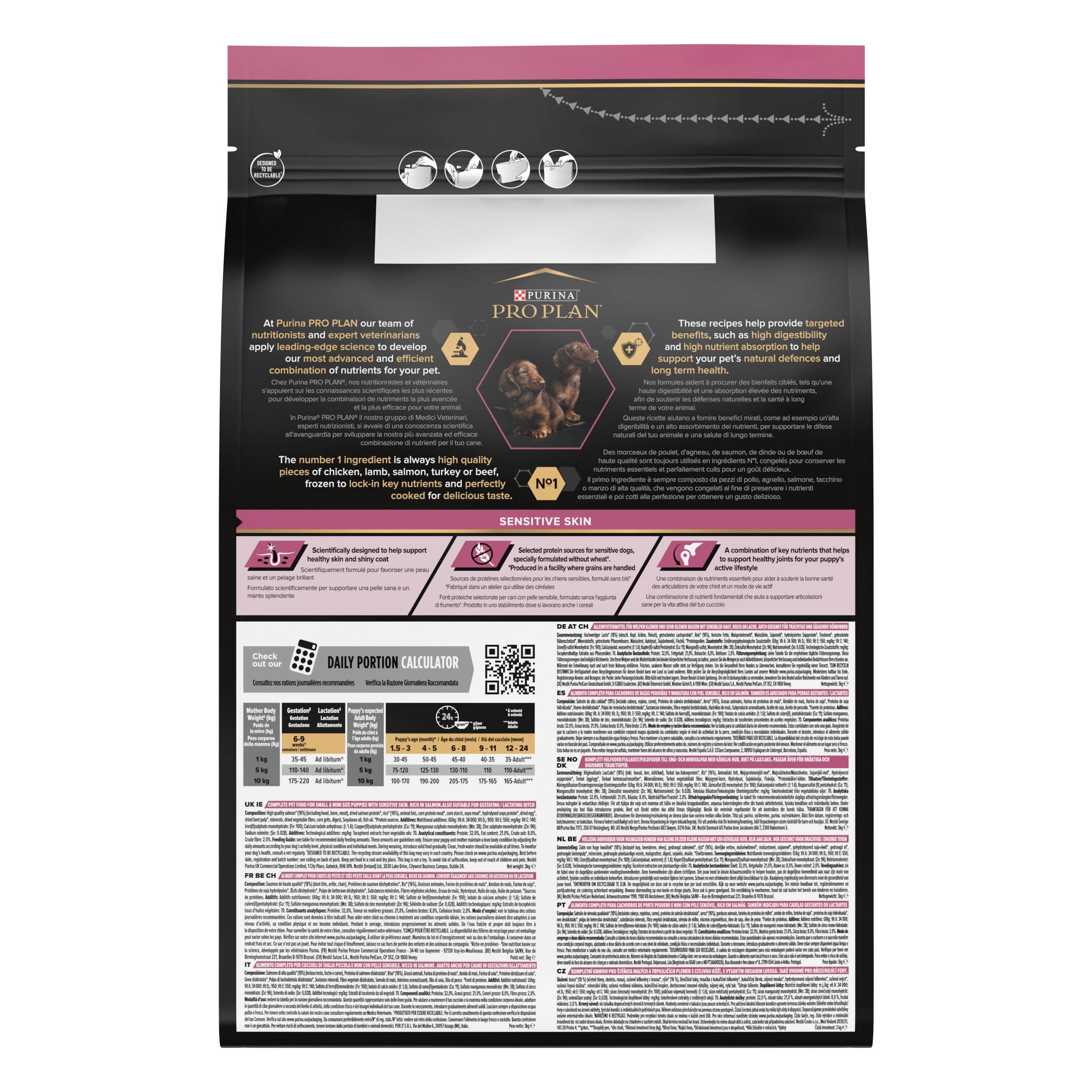 Pro Plan Small&Mini Somonlu Küçük Irk Yavru Köpek Maması 3 Kg