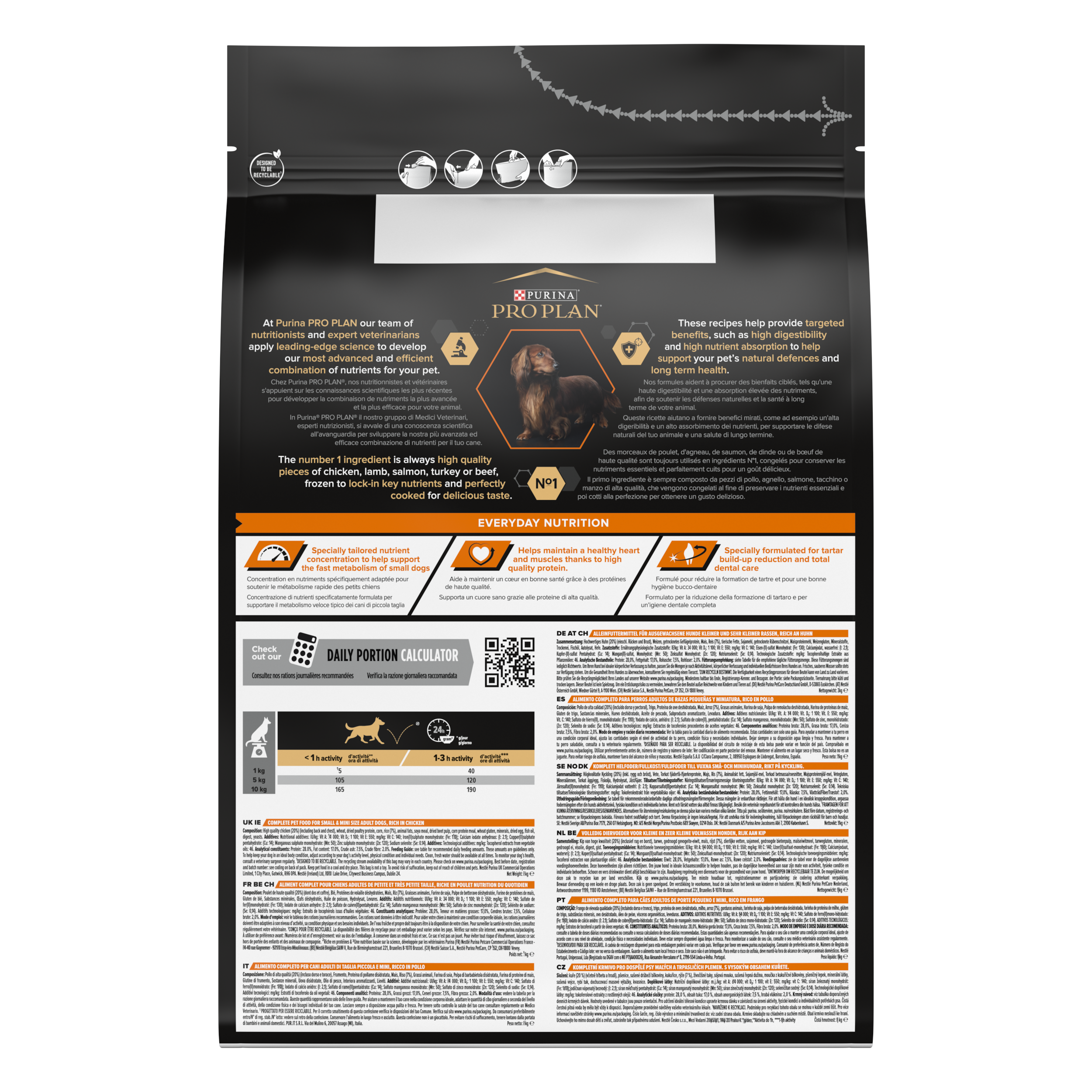 Pro Plan Small&Mini Tavuklu ve Pirinçli Küçük Irk Yetişkin Köpek Maması 3 Kg