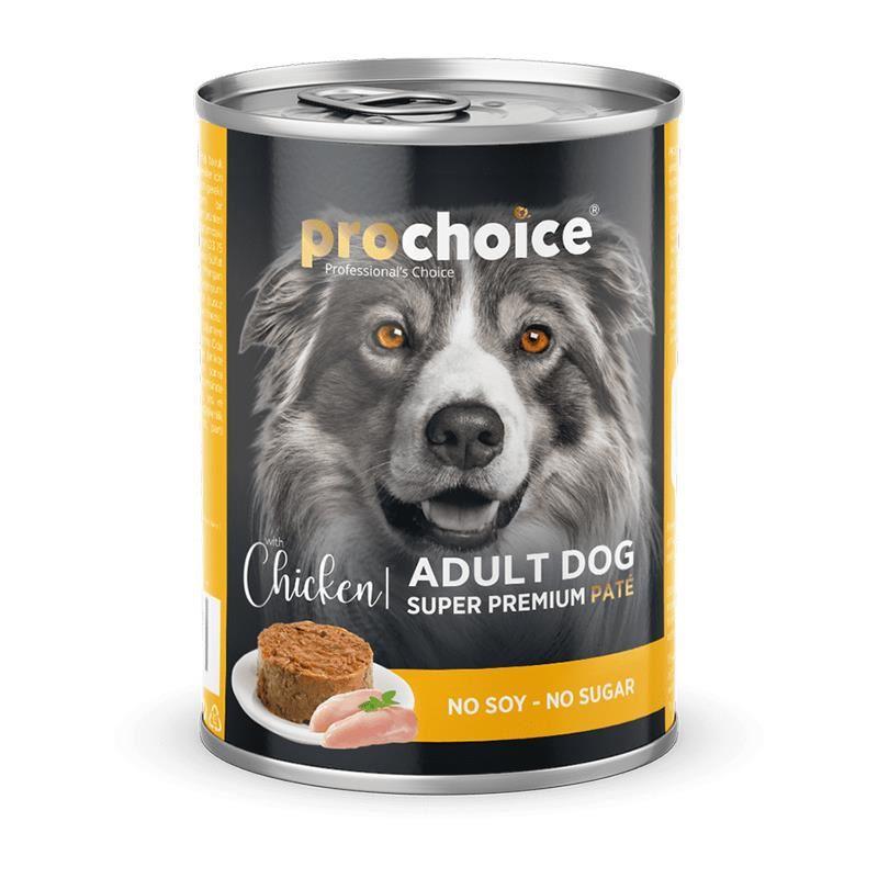 Prochoice Tavuk Etli Şekersiz Ezme Yetişkin Köpek Konservesi 400 Gr