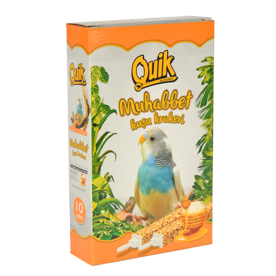 Quik Muhabbet Kuşu Tava Kraker 10'lu