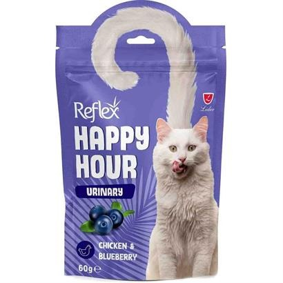 Reflex Happy Hour Urinary Tavuklu ve Yaban Mersinli Kedi Ödül Maması 60 Gr