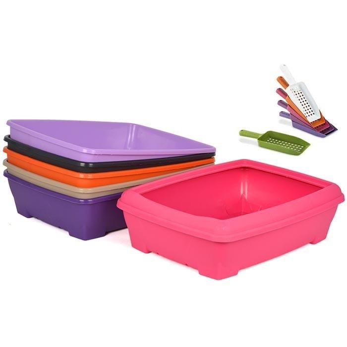 Relax Açık Kedi Tuvaleti + Küreği