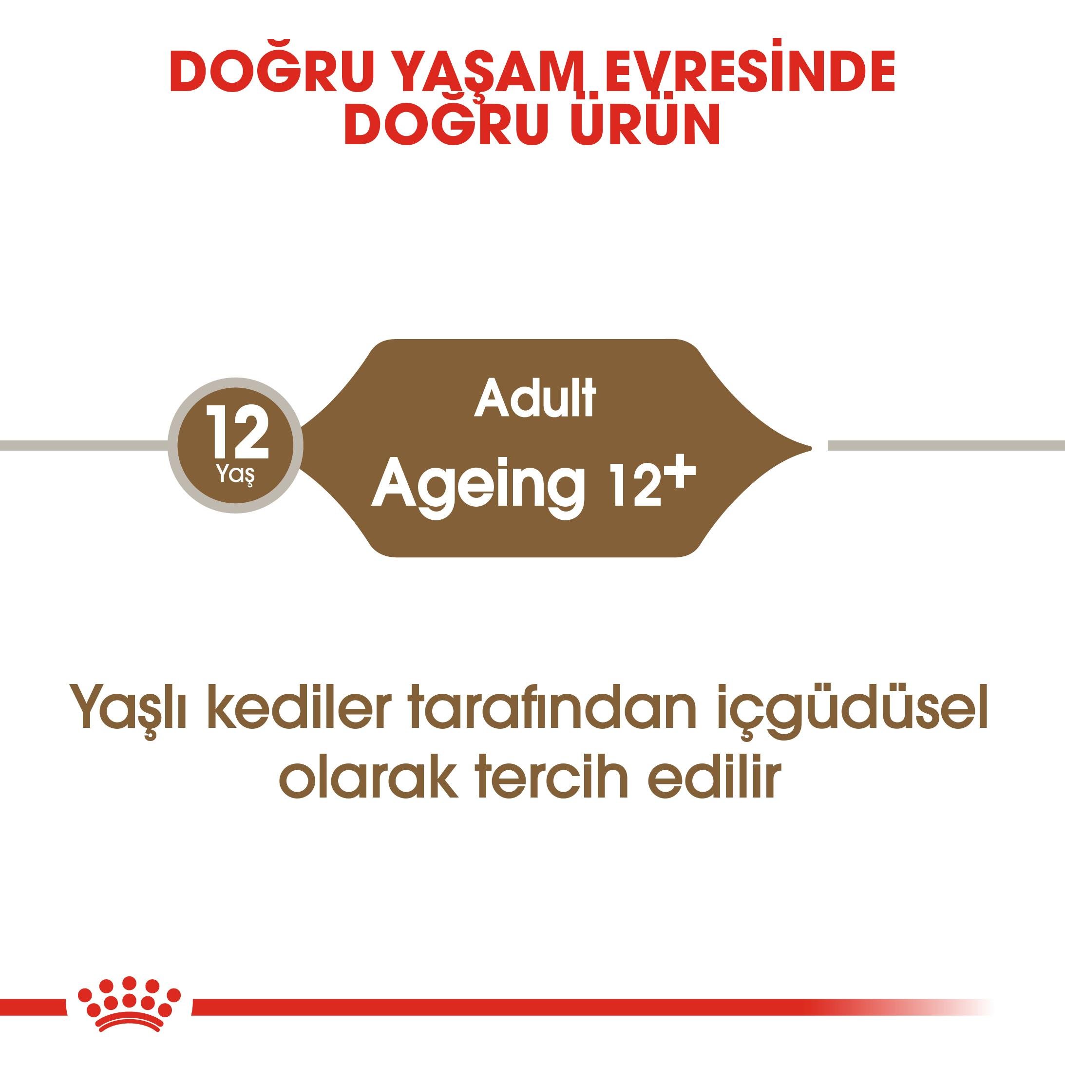 Royal Canin Ageing 12+ Gravy Pouch Yaşlı Kedi Yaş Maması 85 Gr
