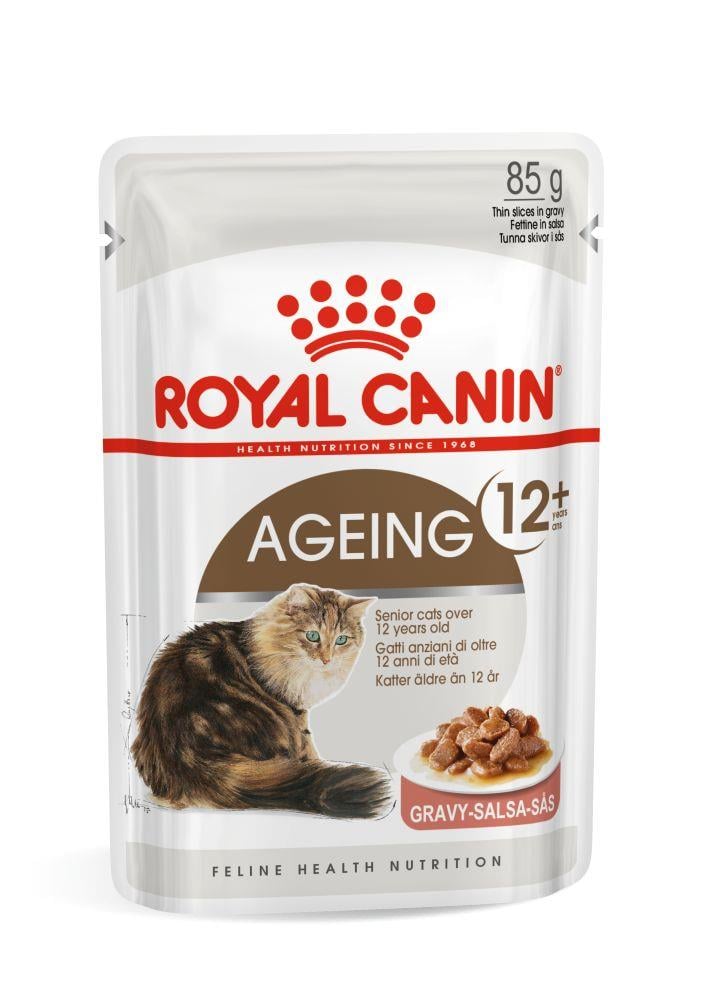 Royal Canin Ageing 12+ Gravy Pouch Yaşlı Kedi Yaş Maması 85 Gr