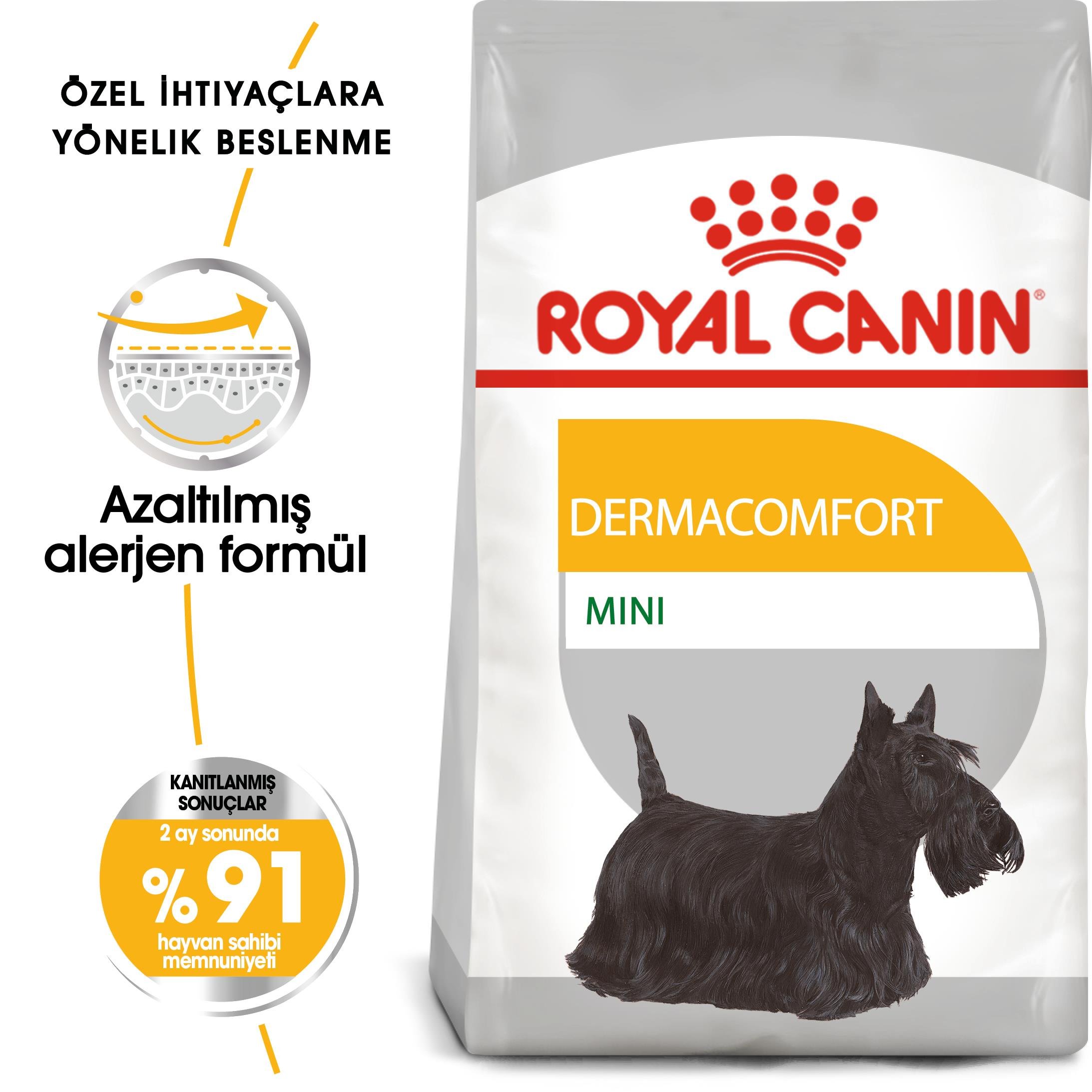 Royal Canin CCN Mini Dermacomfort Küçük Irk Yetişkin Köpek Maması 3 Kg