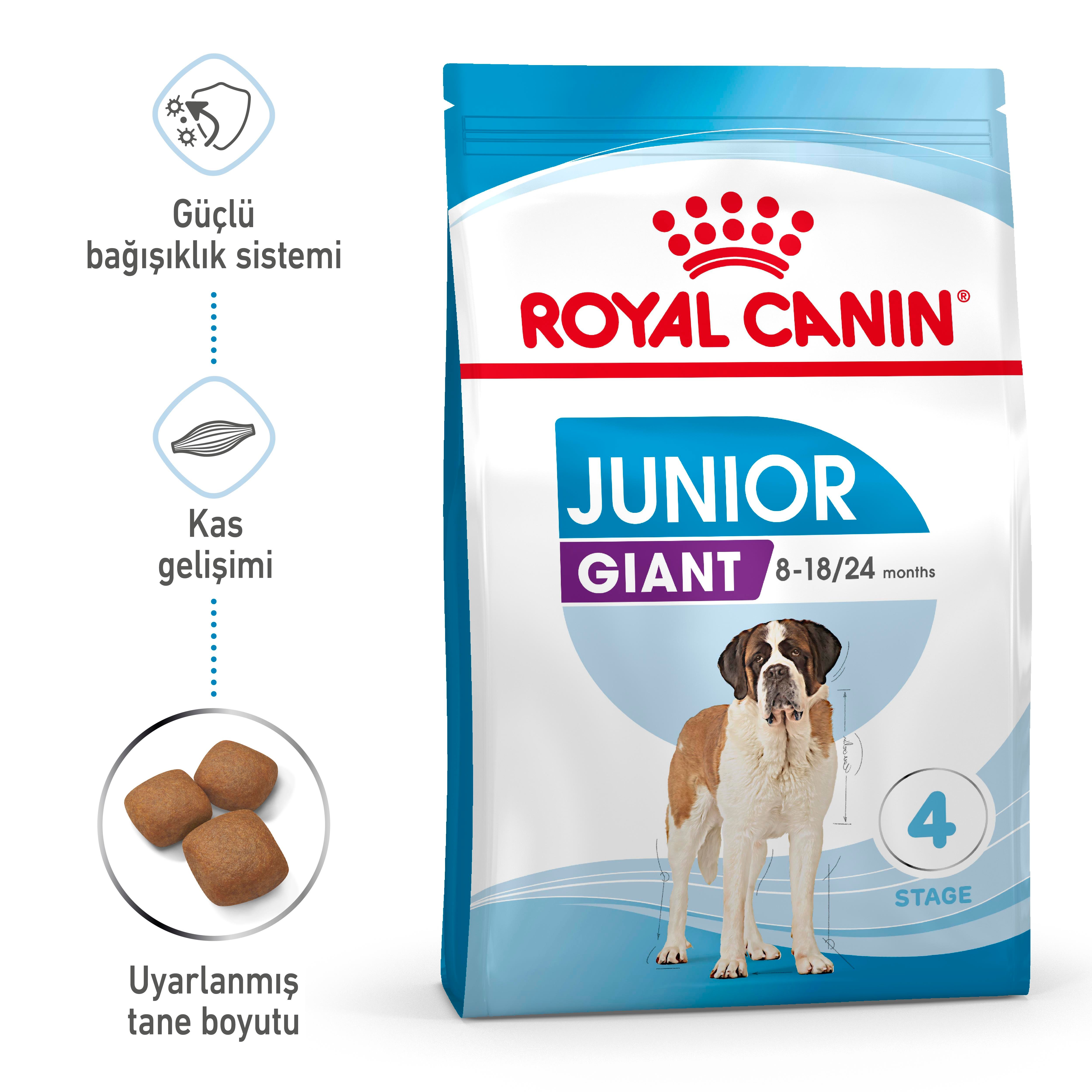 Royal Canin Giant Junior Dev Irk Yavru Köpek Maması 15 Kg