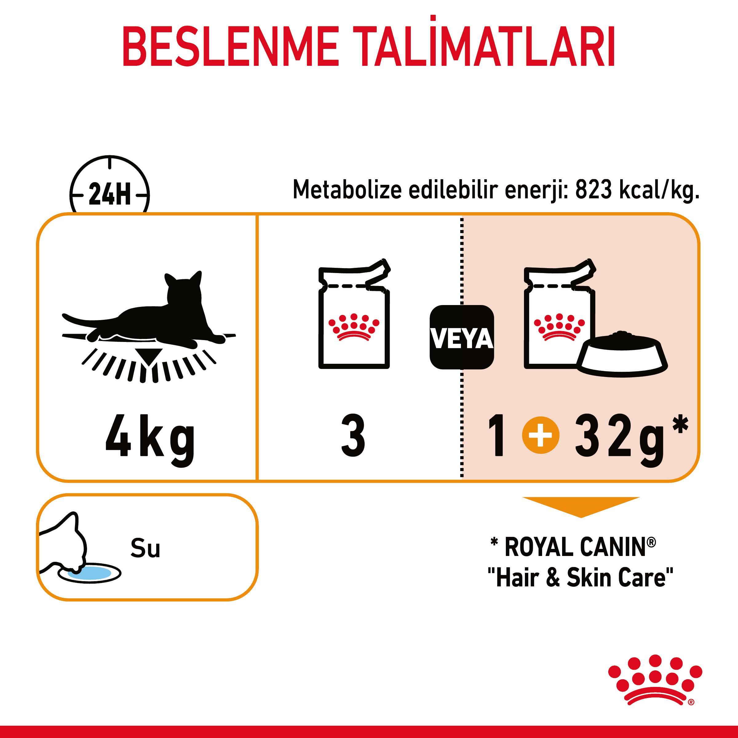 Royal Canin Hair&Skin Jelly Pouch Deri ve Tüy Sağlığı İçin Yetişkin Kedi Yaş Maması 85 Gr