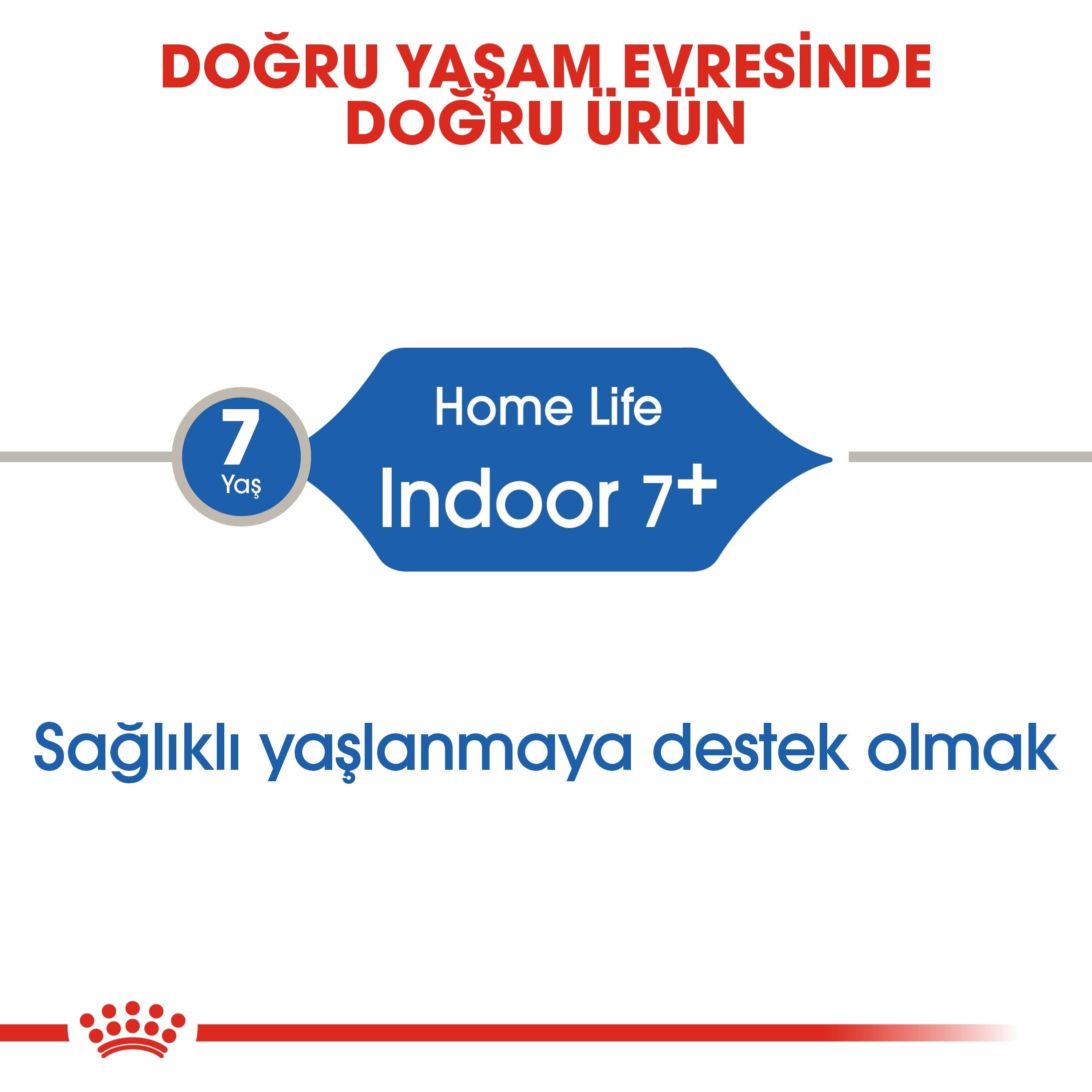 Royal Canin Indoor 7+ Evde Yaşayan Kediler İçin Yaşlı Kedi Maması 1.5 Kg