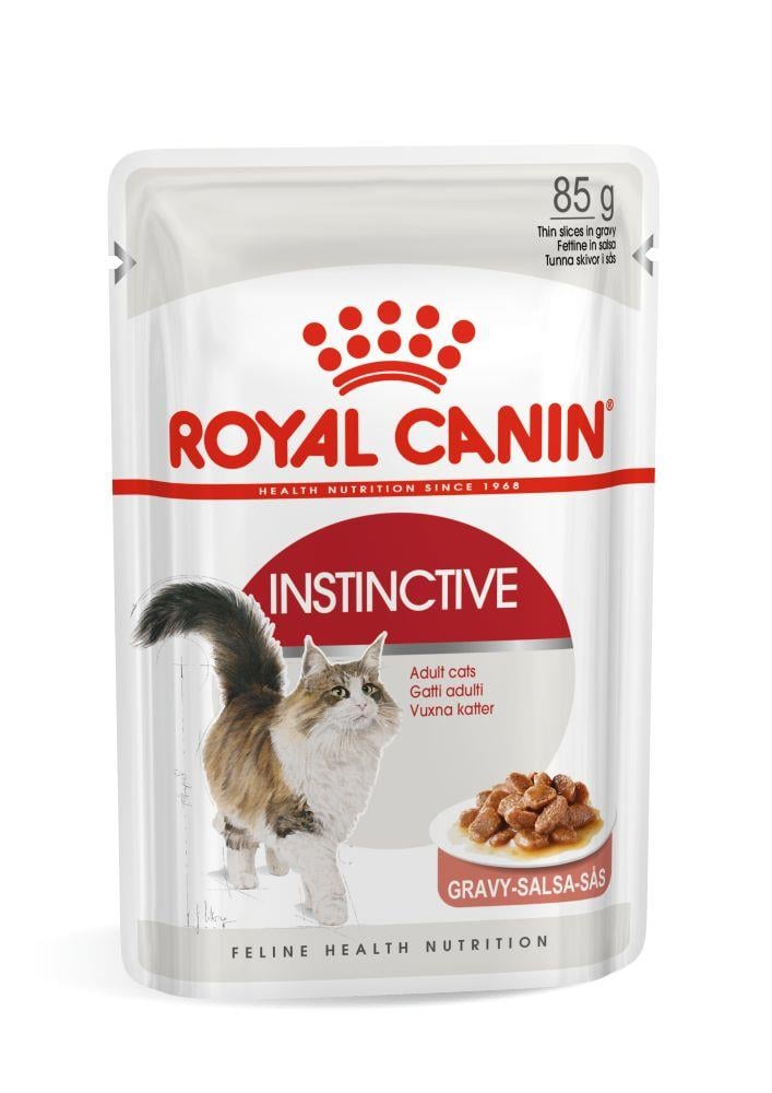 Royal Canin Instinctive Gravy Pouch Yetişkin Kedi Yaş Maması 85 Gr
