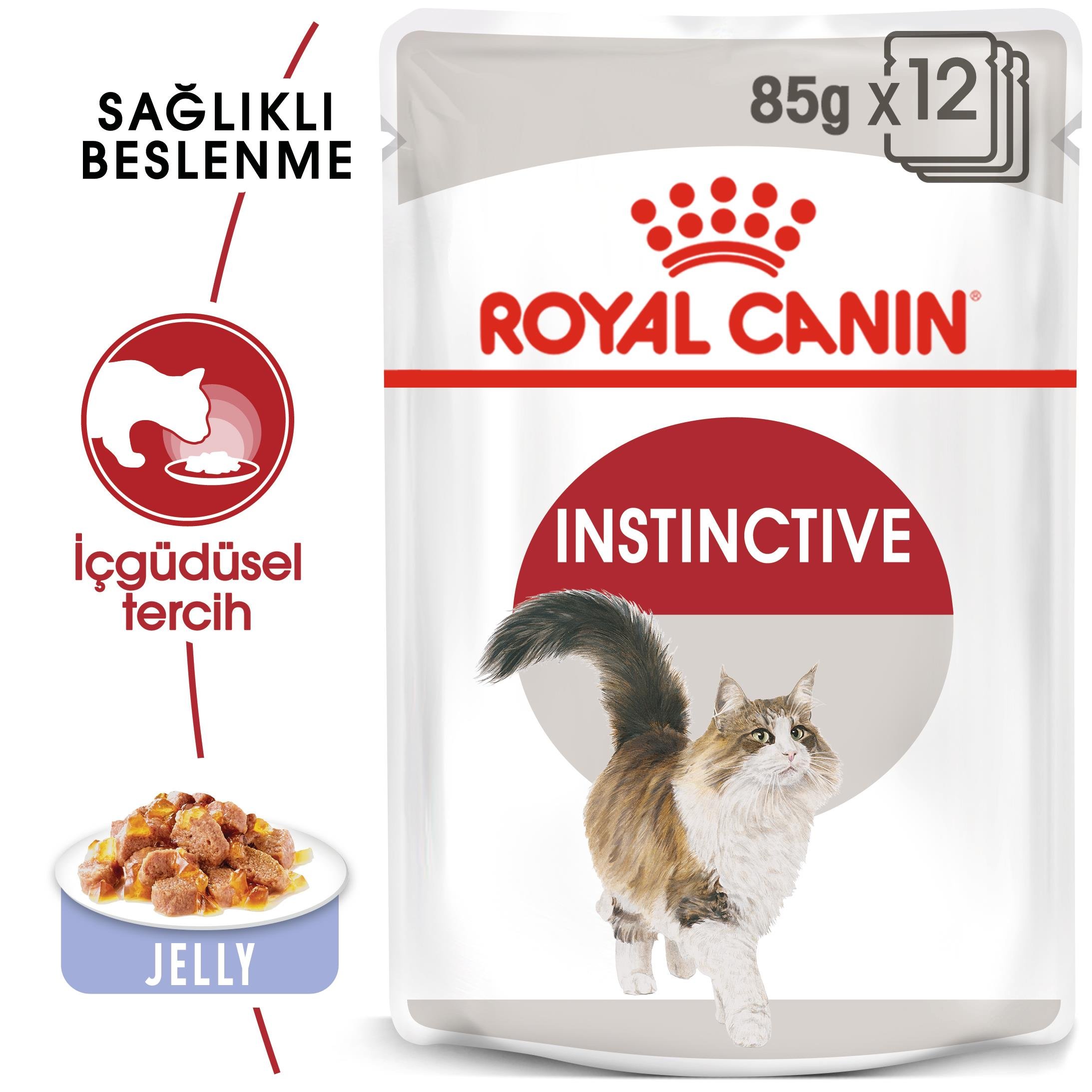 Royal Canin Instinctive Jelly Pouch Yetişkin Kedi Yaş Maması 85 Gr