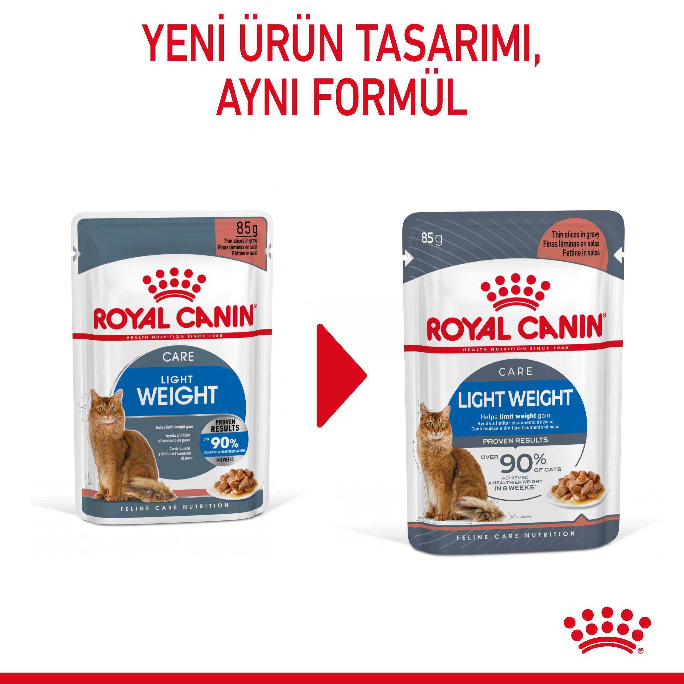 Royal Canin Light Weight Care Gravy Pouch Diyet Kedi Yaş Maması 85 Gr